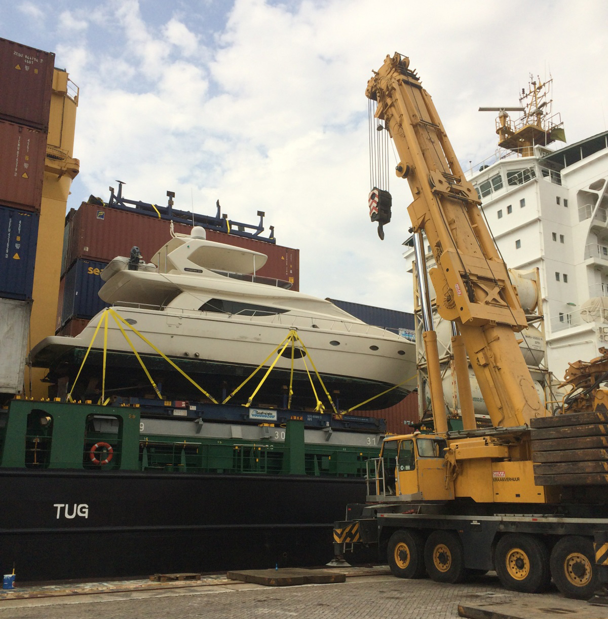 yacht transport company, florida, boat shipping service